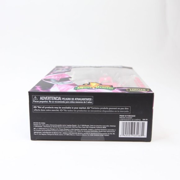 Mighty Morphin Power Rangers Pink Ranger Figure - Picture 6 of 6